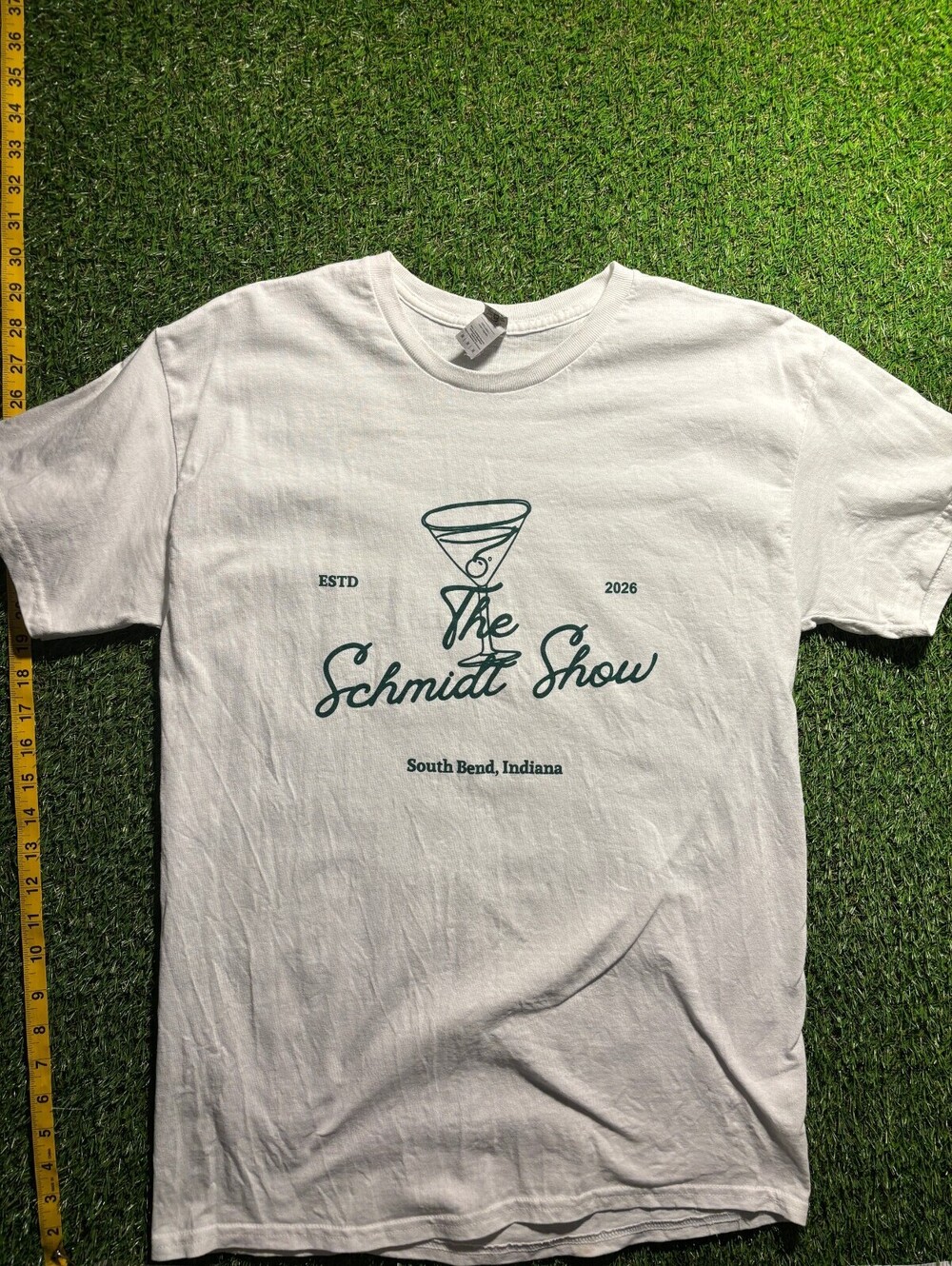 Schmidt Show white T-shirt